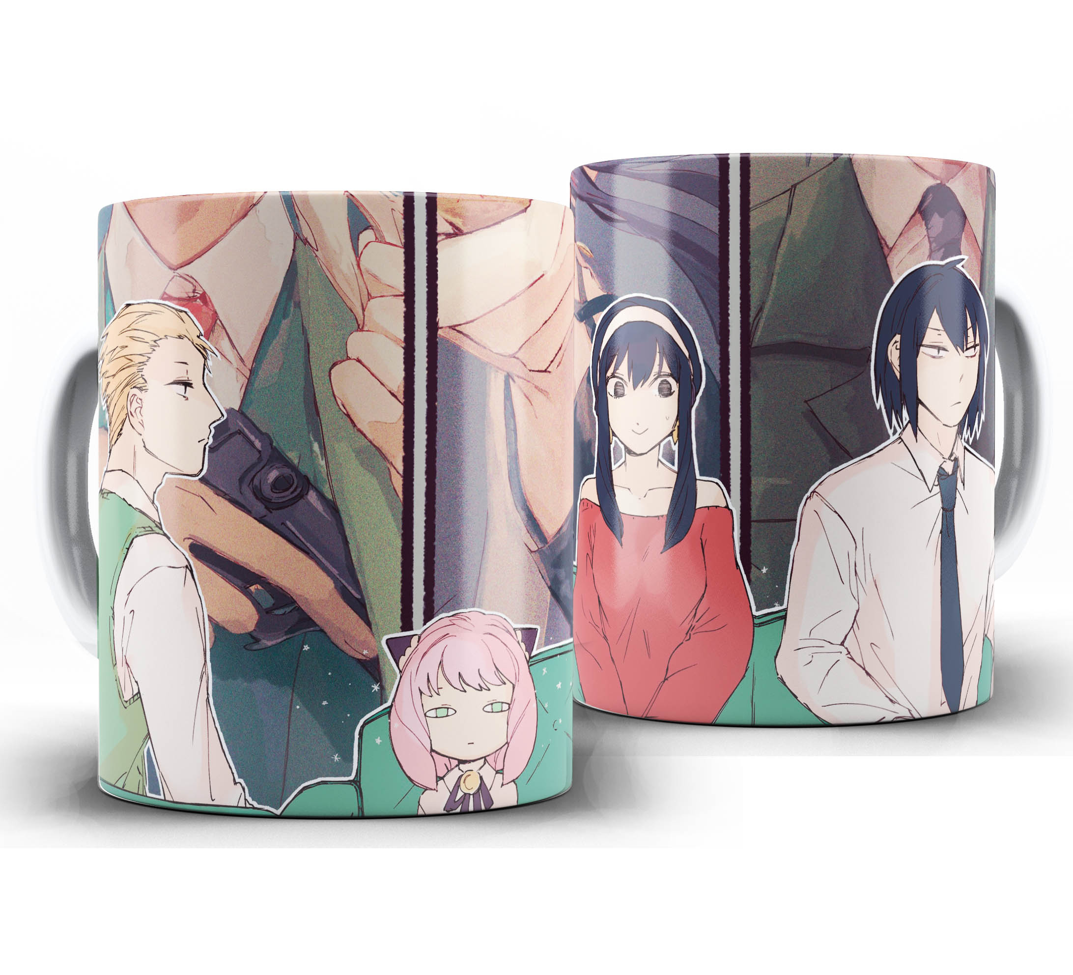 Caneca Anime - Spy X Family W20 - Loid Anya Yor e Yuri